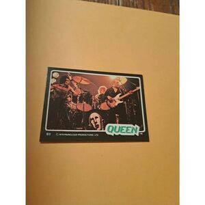 Vintage 1979 Raincloud Productions Queen Trading Card #51 Rock Band Memorabilia